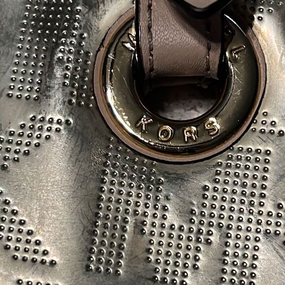 Michael Kors - Metallic Gold - Jetset Logo Tote Handbag - Picture 4 of 9